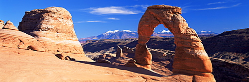 Delicate Arch, Arches National Park, Moab, Utah, United States of America (U.S.A.), North America