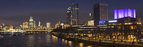 City of London, Square Mile, panorama shows completed 22 Bishopsgate tower, London, England, United Kingdom, Europe