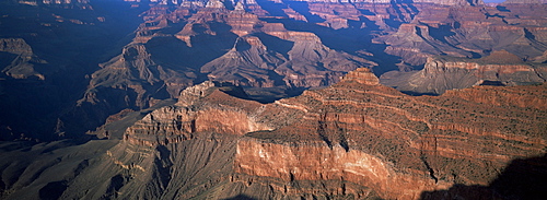 View from Yavapai Point, in evening light, Grand Canyon, Grand Canyon National Park, UNESCO World Heritage Site, Arizona, United States of America (U.S.A.), North America