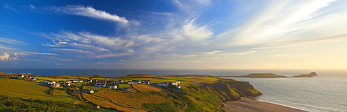 Rhossili Bay, Gower, Peninsula, Wales, United Kingdom, Europe 