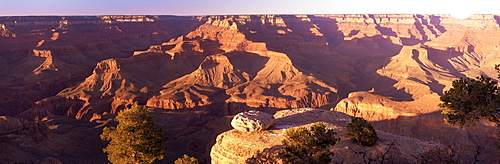 Grand Canyon at sunset, UNESCO World Heritage Site, Arizona, United States of America, North America