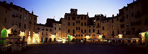 Piazza dell'Anfiteatro, Lucca, Tuscany, Italy, Europe