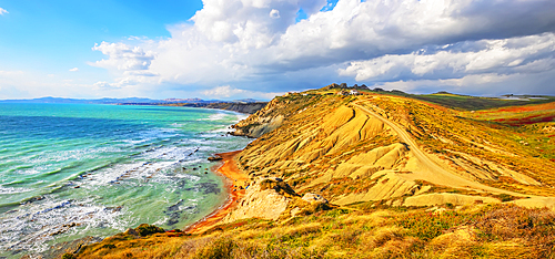 Riserva Naturale di Punta Bianca, Palma di Montechiaro, Agrigento, Sicily, Italy