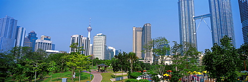 Skyscrapers panorama, Kuala Lumpur, Malaysia