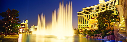 Bellagio Hotel and the fountain, Las Vegas, Nevada, USA