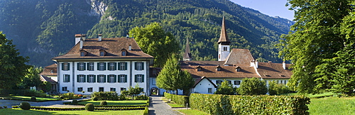 castle and convent, interlaken, switzerland