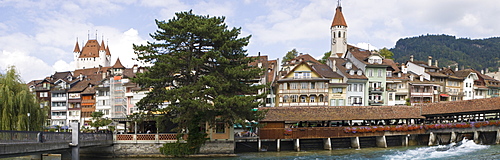 little town view, thun, switzerland