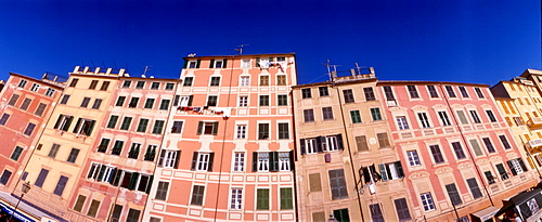 Houses, Camogli, Liguria, Italy