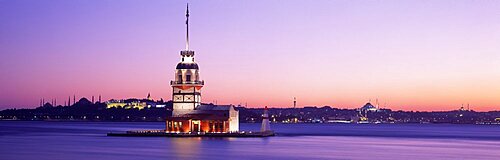 Sunset Lighthouse Istanbul Turkey