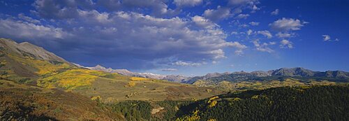 Clouds over a landscape, Telluride, Colorado, USA