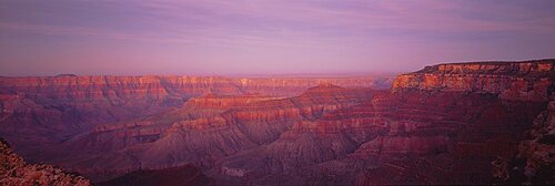 High angle view of rock formations, Grand Canyon, Grand Canyon National Park, Arizona, USA