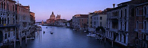 Buildings along a canal, Santa Maria Della Salute, Venice, Italy