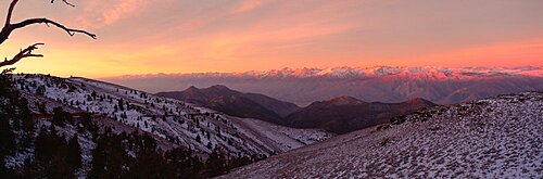 Sunrise Eastern Sierras CA USA