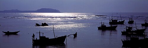 Fishing Boats Indian Ocean Sri Lanka