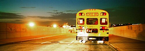 School Bus New York City NY USA