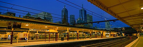 Railway Station Melbourne Australia