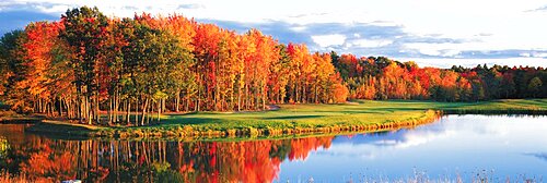 Fall Golf Course New England USA