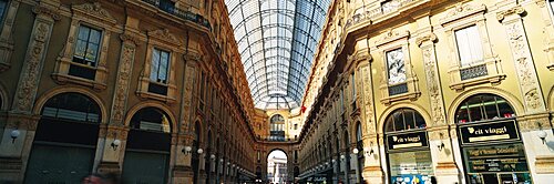 Interior Galleria Milan Italy