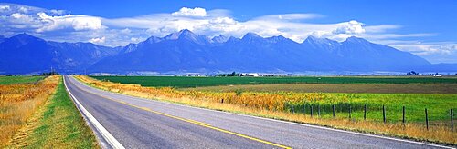 Highway 212 Mission Mountains Flathead Valley MT