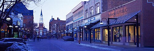 Church Street Burlington VT USA