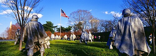 Korean Veterans Memorial Washington DC USA