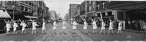 Fox Roller Skating Girls, Washington DC 1929