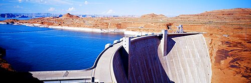 Glen Canyon Dam Lake Powell UT USA