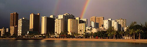 Waikiki Beach Oahu HI USA