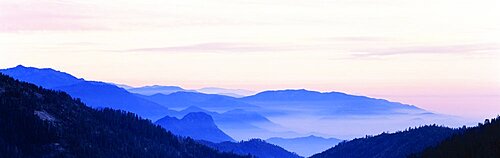 Sunset Sequoia National Park CA