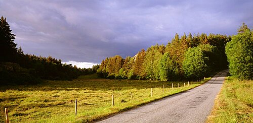 Sweden, rural road