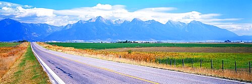 Highway 212 Mission Mountains Flathead Valley MT USA