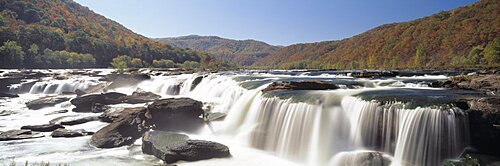 Sandstone Falls New River Gorge WV USA