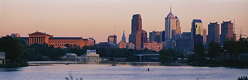 Buildings on the waterfront, Philadelphia, Pennsylvania, USA