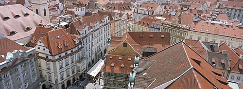 View from old town hall, Prague, Czech Republic