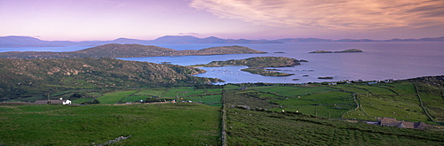 Derrynane Bay at sunset, County Kerry, Munster, Republic of Ireland (Eire), Europe