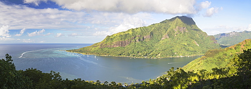 Opunohu Bay, Mo'orea, Society Islands, French Polynesia, South Pacific, Pacific