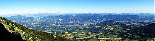 Landscape above Gap, Ecrins region, France