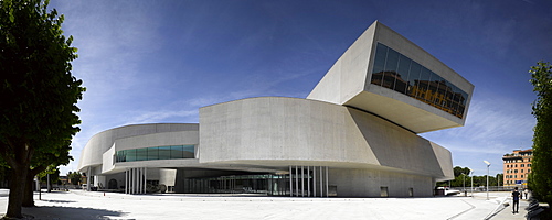 The MAXXI, National Museum of 21st Century Arts, architect Zaha Hadid, Rome, Lazio, Italy, Europe