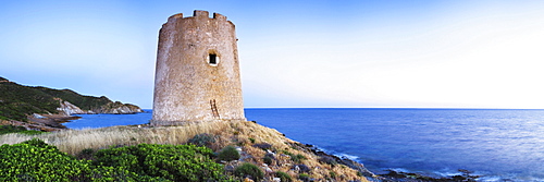 Torre di Piscinni tower, Costa del Sud, Sulcis Province, Sardinia, Italy, Europe