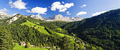 Rosengarten Group Mountains, Catinaccio, near Tiers, Dolomites, Trentino-Alto Adige, Italy, Europe