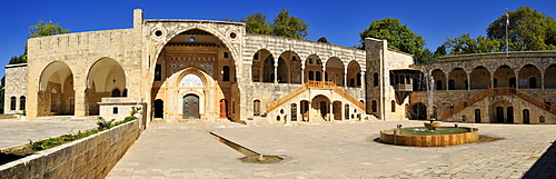 Patio of Beit ed-Dine, Beiteddine Palace of Emir Bashir, Chouf, Lebanon, Middle East, West Asia