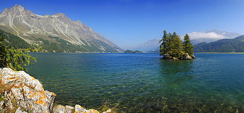 Lake Sils, St. Moritz, Engadin, Switzerland, Europe