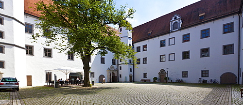 Schloss Hoechstaedt Palace in Hoechstaedt on the Danube, Dillingen, Swabia District, Bavaria, Germany, Europe