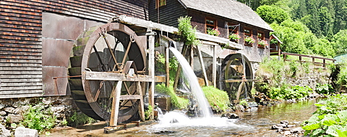 Hexenlochmuehle, mill, near Furtwangen, Black Forest, Baden-Wuerttemberg, Germany, Europe