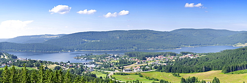 Schluchsee and Schluchsee Lake, Black Forest, Baden-Wuerrtemberg, Germany, Europe