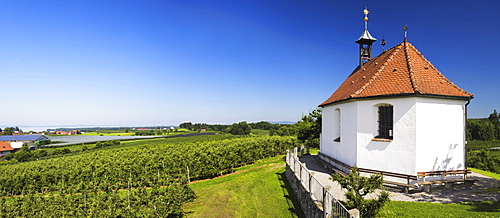 Chapel of St. Anthony near Kressbronn, Lake Constance, Baden-Wuerttemberg, Germany, Europe