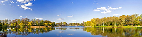 Lido on Orankesee lake in Alt-Hohenschoenhausen, Berlin, Germany, Europe