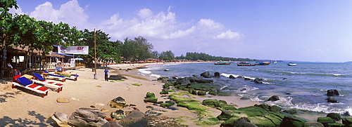 Sandy beach, Serendipity Beach, Sihanoukville, Cambodia, Indochina, Southeast Asia