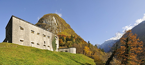 Flitscher Klause Fortress, Spodnje Kluze, Bovec, Slovenia, Europe