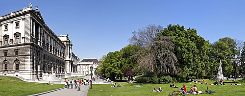 Ethnological Museum and Burggarten (Castle Garden), Vienna, Austria, Europe